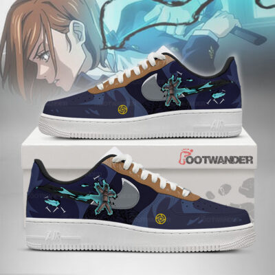 Kugisaki Nobara - Jujutsu Kaisen AF1 Embossed Logo Sneakers