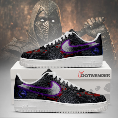 Noob Saibot - Mortal Kombat AF1 Shoes