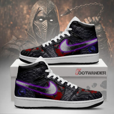 Noob Saibot - Mortal Kombat AJ1 Shoes