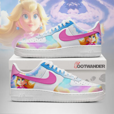 Peach Galaxy - Super Mario AF1 Shoes
