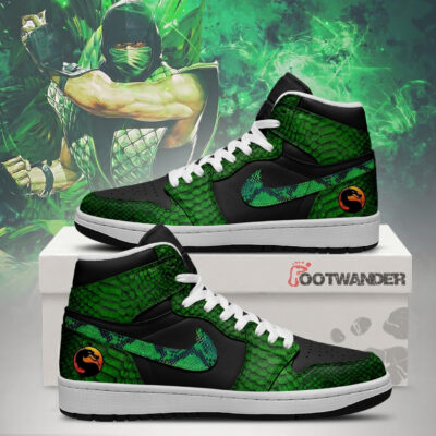 Reptile - Mortal Kombat AJ1 Shoes