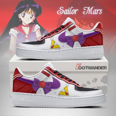 Sailor Mars - Sailor Moon AF1 Shoes