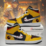 Scorpion - Mortal Kombat AJ1 Shoes