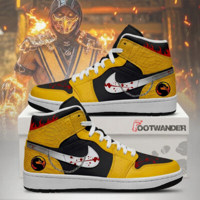 Scorpion - Mortal Kombat AJ1 Shoes