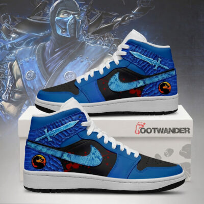 Sub-Zero - Mortal Kombat AJ1 Shoes