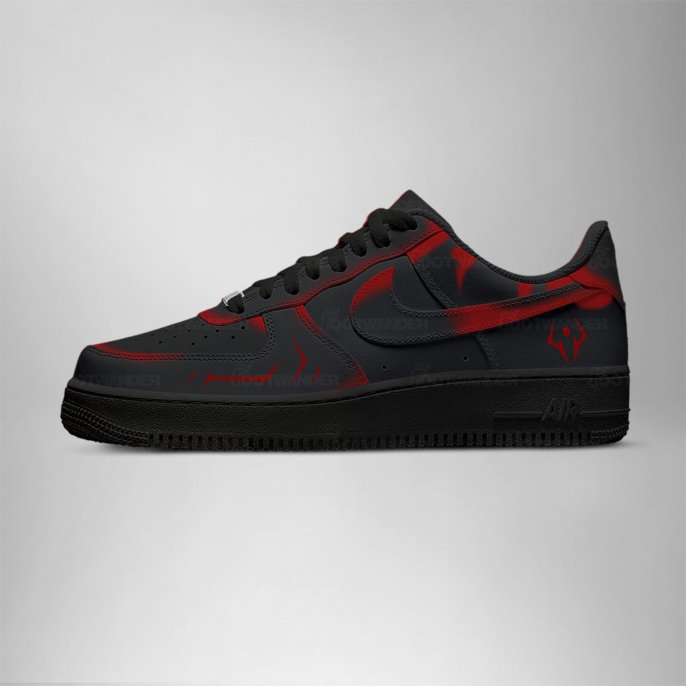 Ryomen Sukuna - Jujutsu Kaisen AF1 Embossed Logo Sneakers - Image 2