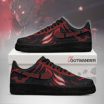 Ryomen Sukuna - Jujutsu Kaisen AF1 Embossed Logo Sneakers