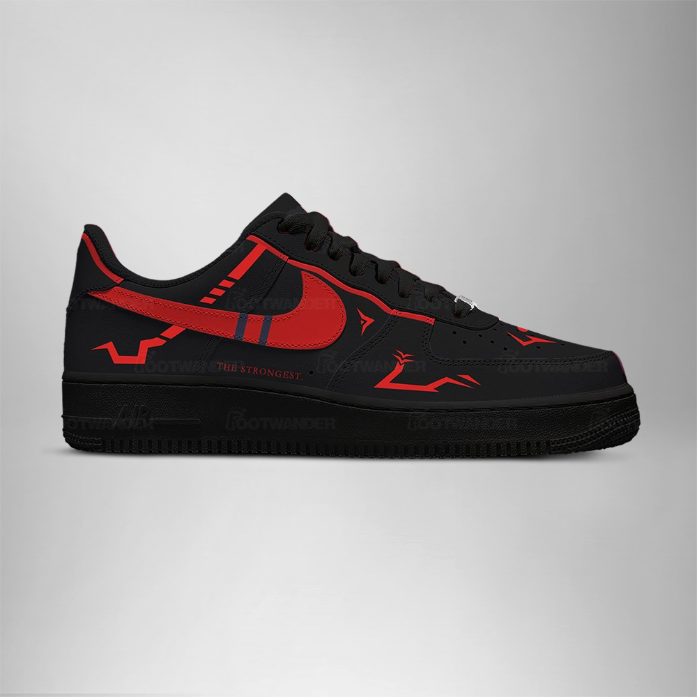 Ryomen Sukuna - Jujutsu Kaisen AF1 Embossed Logo Sneakers - Image 2