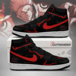Ryomen Sukuna - Jujutsu Kaisen AJ1 Embossed Logo Sneakers