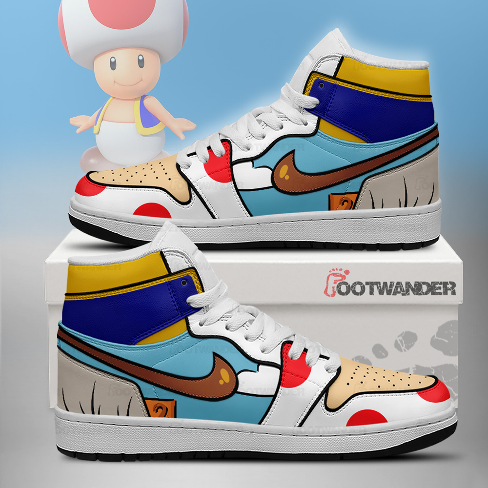 Toad -  Super Mario AJ1 Shoes