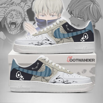Toge V2 - Jujutsu Kaisen AF1 Embossed Logo Sneakers