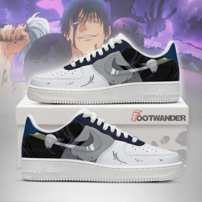 Toji V2 - Jujutsu Kaisen AF1 Embossed Logo Sneakers