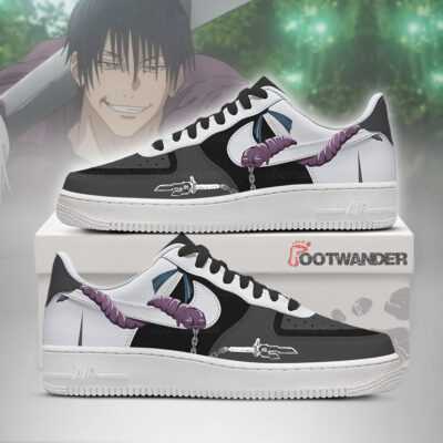 Toji V3 - Jujutsu Kaisen AF1 Embossed Logo Sneakers