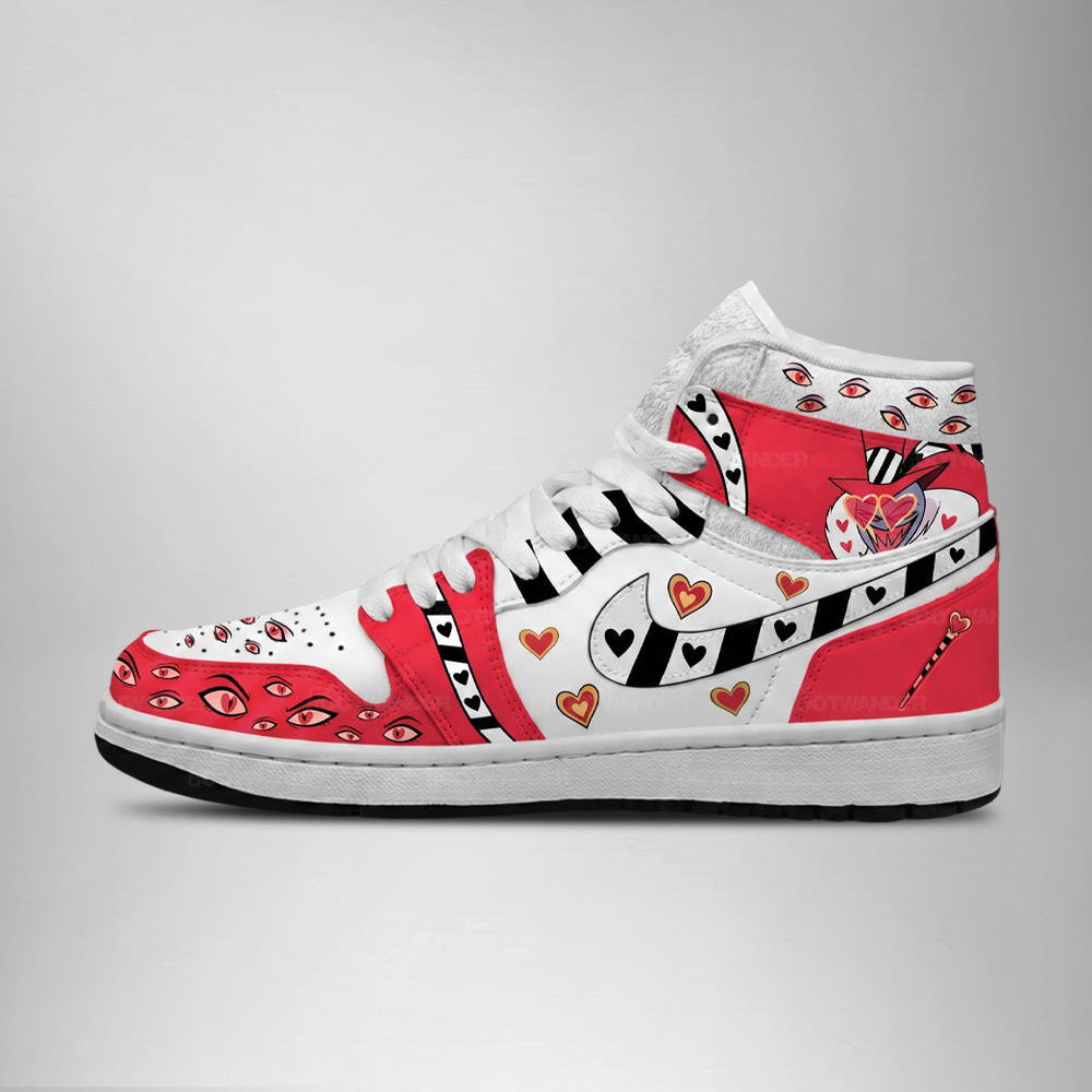 Valentino - Hazbin Hotel AJ1 Shoes - Image 3