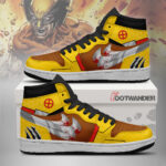 Wolverine Tan Costume - Marvel MCU AJ1 Shoes