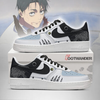 Yuta Okkotsu - Jujutsu Kaisen AF1 Embossed Logo Sneakers