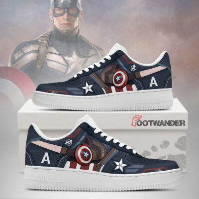 Captain America - Marvel MCU AF1 Shoes