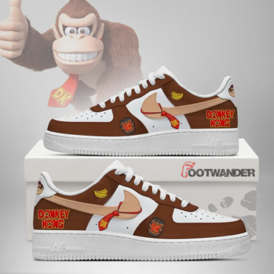 Donkey Kong - Super Mario AF1 Shoes