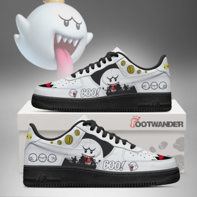 King Boo - Super Mario AF1 Shoes