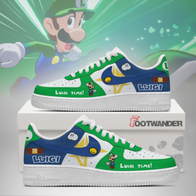 Luigi - Super Mario AF1 Shoes