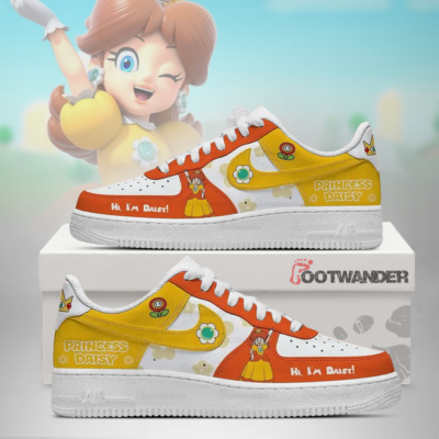 Princess Daisy - Super Mario AF1 Shoes