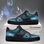 Sub-Zero - Mortal Kombat AF1 Shoes
