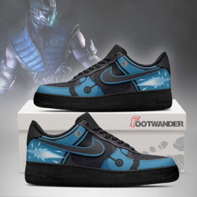 Sub-Zero - Mortal Kombat AF1 Shoes