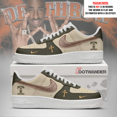 Death Row Records – Tupac Shakur AF1 Shoes
