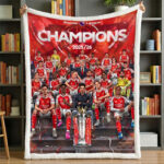 EPL Champions – Arsenal Sherpa Blanket
