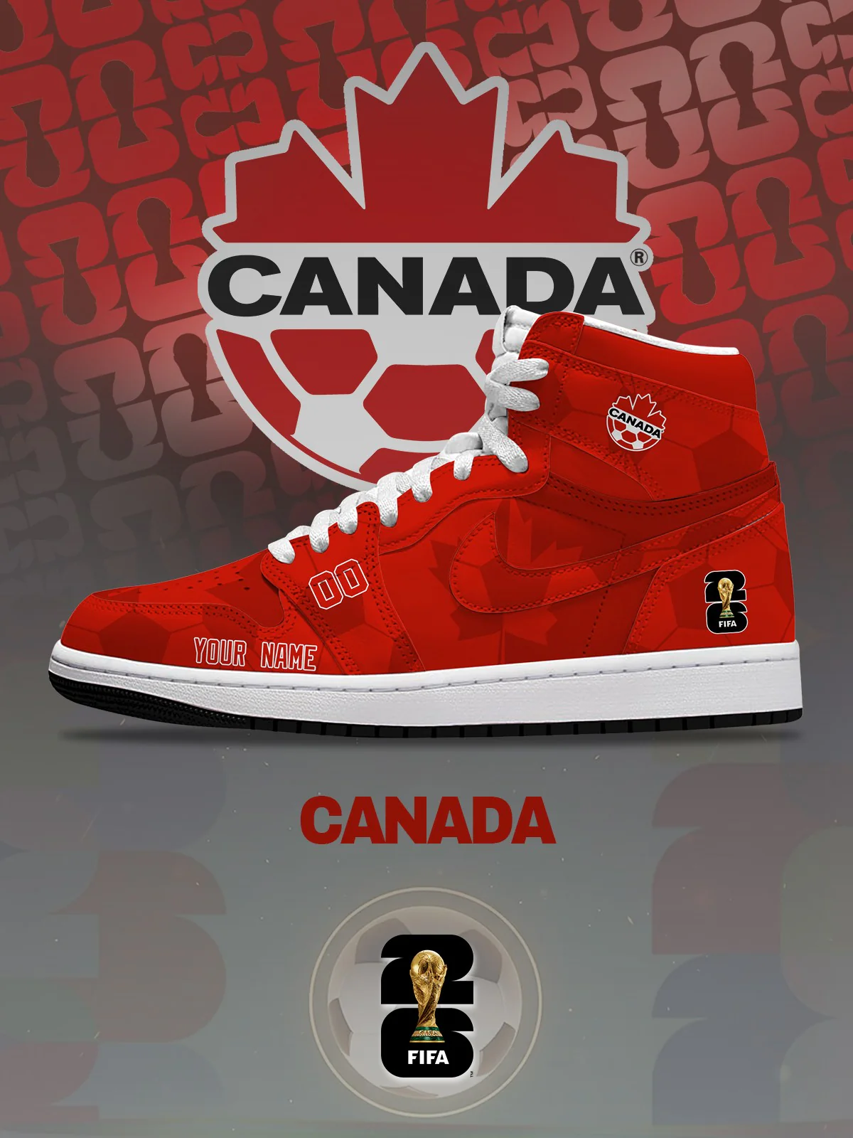 Canada – World Cup 2026 AJ1 Shoes