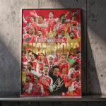 Premier League Champion - Arsenal with Signature Canvas - Poster