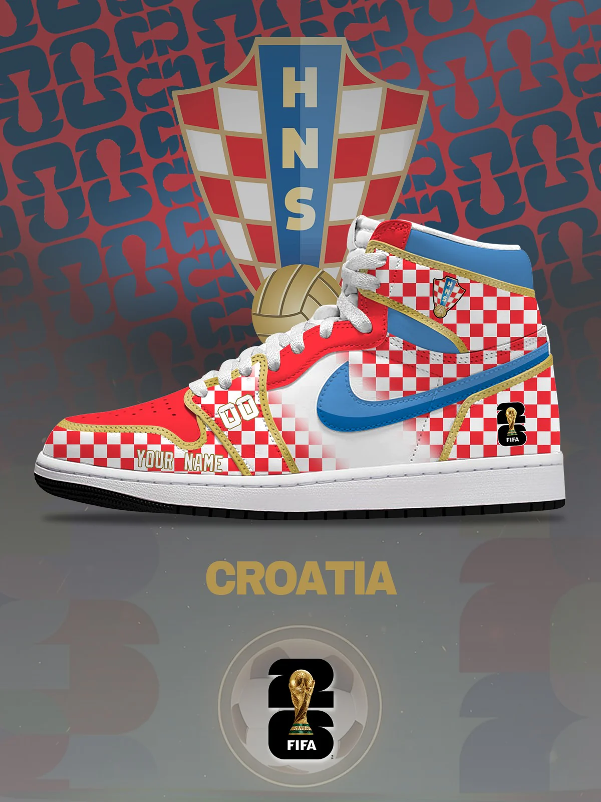 Croatia – World Cup 2026 AJ1 Shoes