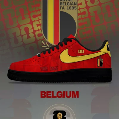 Belgium - World Cup 2026 AF1 Shoes