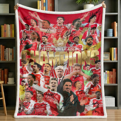 EPL Champions – Arsenal Sherpa Blanket