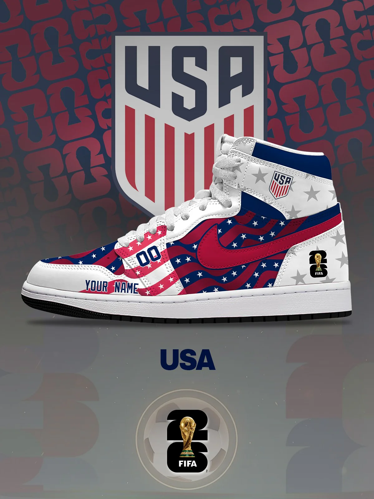 United States – World Cup 2026 AJ1 Shoes
