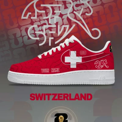 Switzerland - World Cup 2026 AF1 Shoes