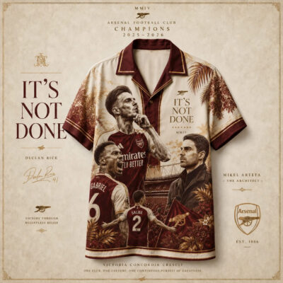 It's Not Done - Arsenal Hawaiian Shirt