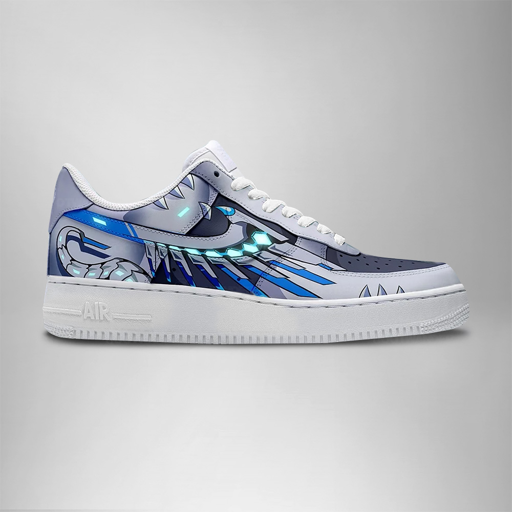 Blue-Eyes Chaos MAX Dragon – Yu-Gi-Oh AF1 Shoes - Image 2