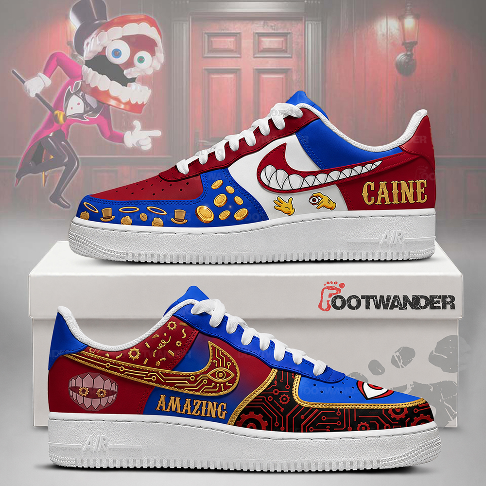 Caine - The Amazing Digital Circus AF1 Shoes