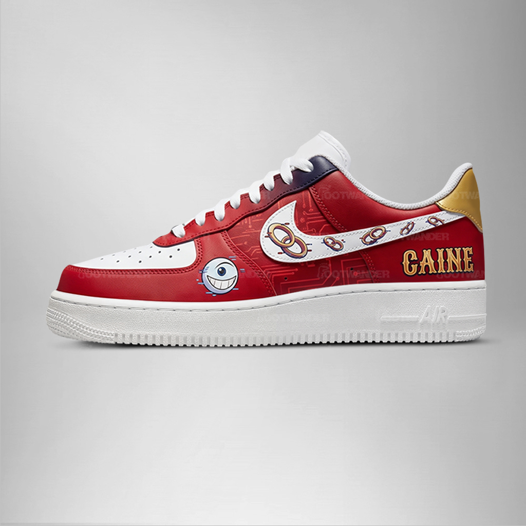 Caine - The Amazing Digital Circus AF1 Shoes - Image 3