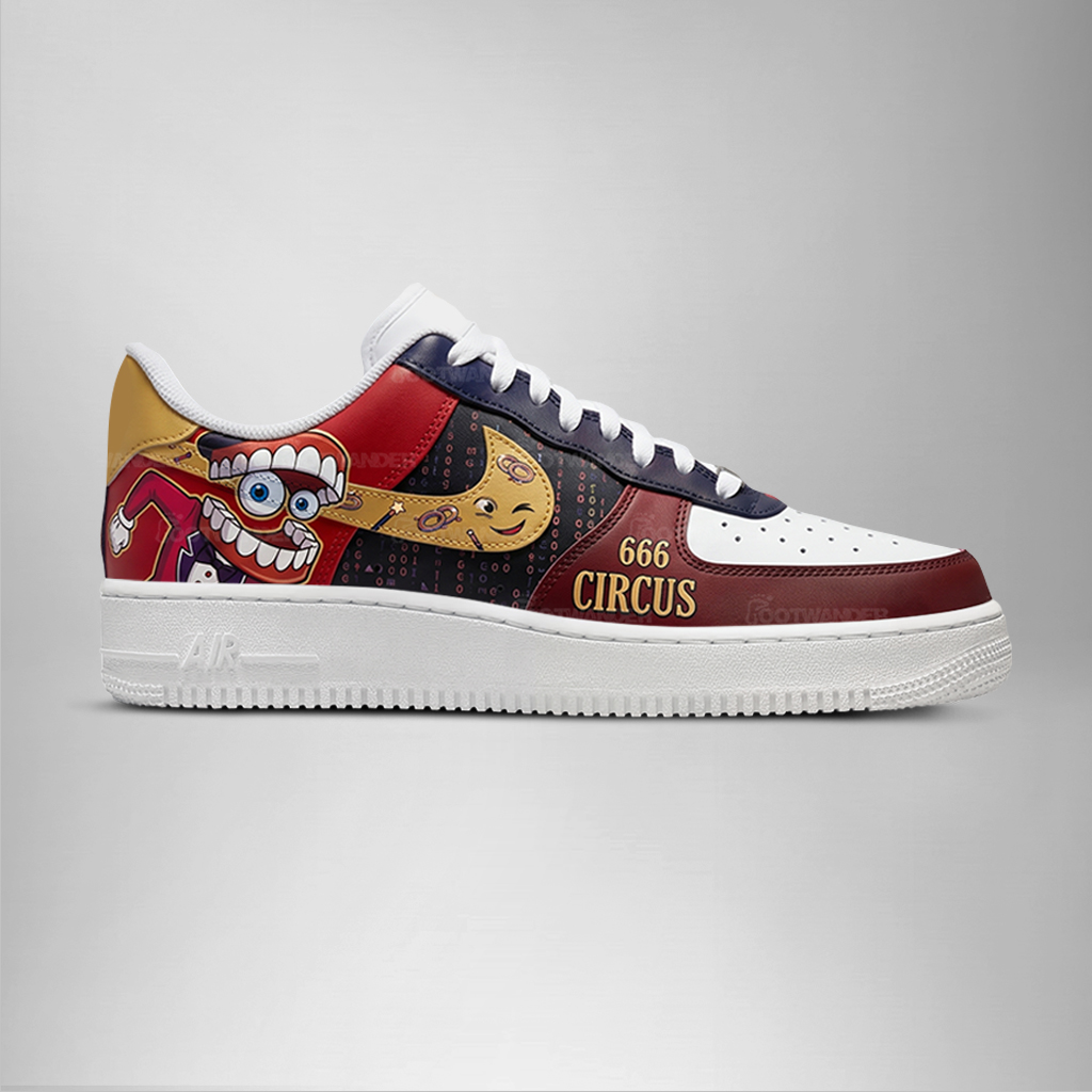 Caine - The Amazing Digital Circus AF1 Shoes - Image 2