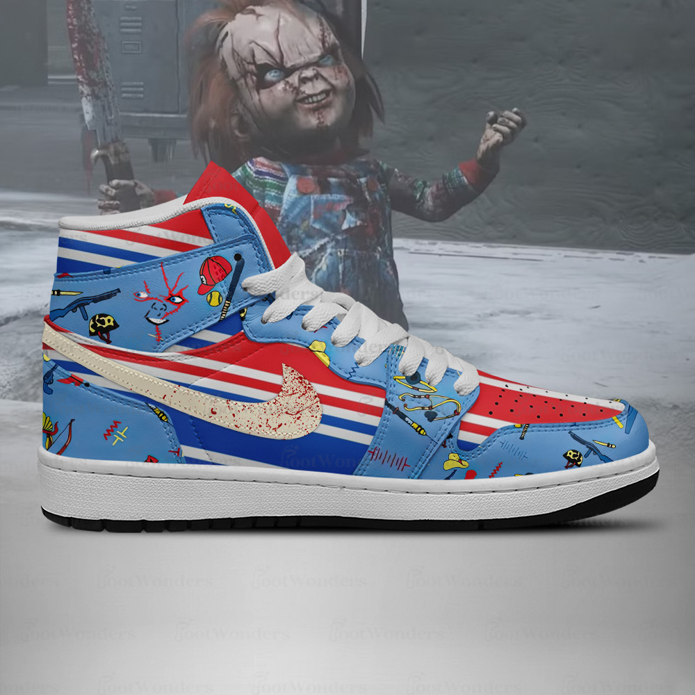 Chucky - Horror AJ1 Shoes V3 - Image 2