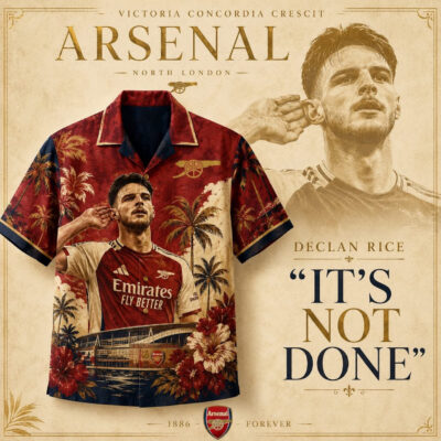 It's Not Done - Arsenal Hawaiian Shirt
