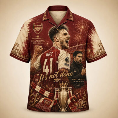 It's Not Done - Arsenal Hawaiian Shirt