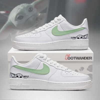 Grogu Pekking - Star Wars AF1 Shoes