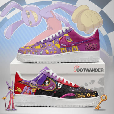 Jax - The Amazing Digital Circus AF1 Shoes