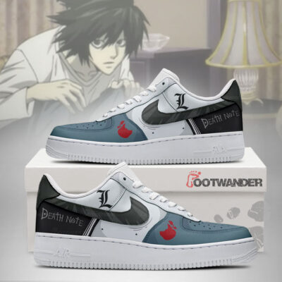 L Lawliet - Death Note AF1 Shoes