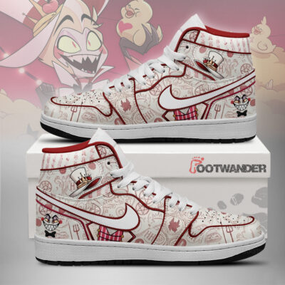 Lucifer Morningstar - Hazbin Hotel AJ1 Shoes