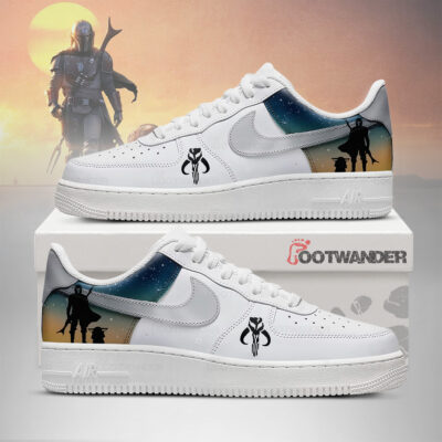 Mandalorian Sunset - Star Wars AF1 Shoes