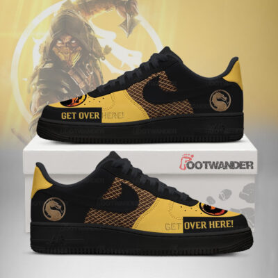 Scorpion - Mortal Kombat AF1 Shoes